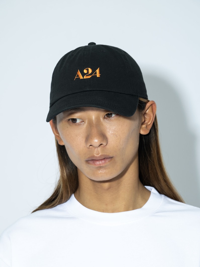 A24 ロゴ キャップ 詳細画像 black 1