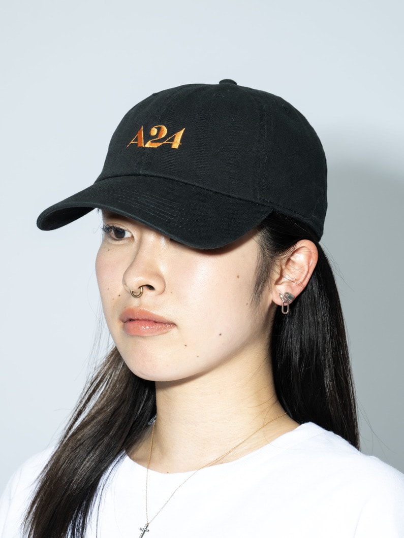A24 ロゴ キャップ 詳細画像 black 2