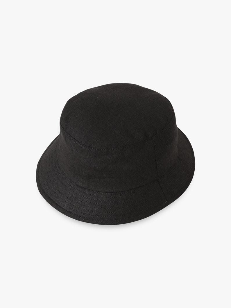 リネン バケットハット 詳細画像 black 2