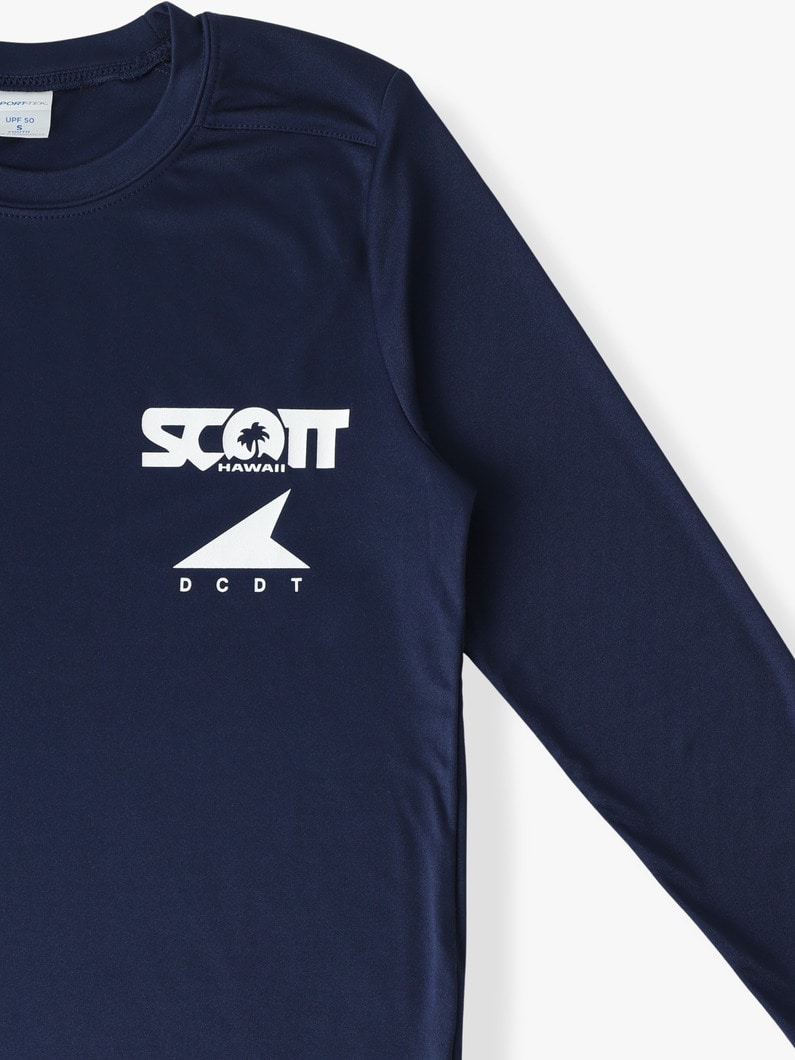 ラッシュガード スコットハワイ ロングスリーブティー（kids） 詳細画像 navy 2