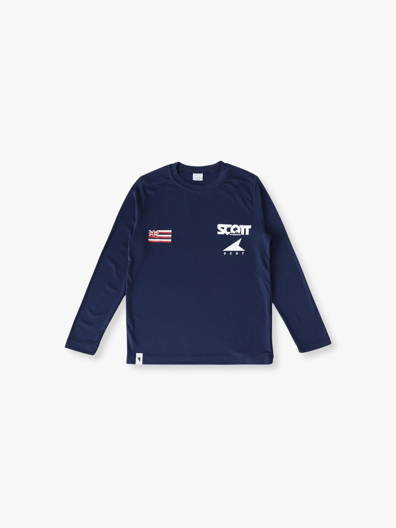 ラッシュガード スコットハワイ ロングスリーブティー（kids） 詳細画像 navy 1
