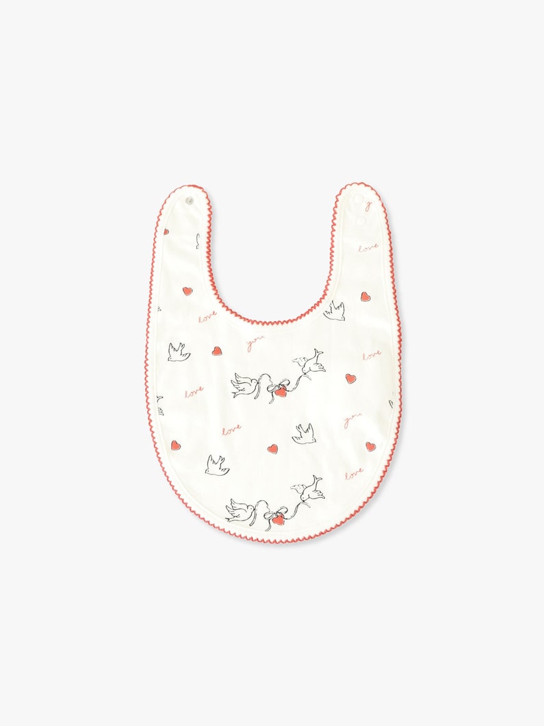 コットン ビブ セット 詳細画像 ivory 2