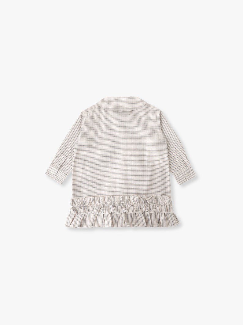 タッタソール チェック シャツ ドレス（105-125cm） 詳細画像 yellow 1