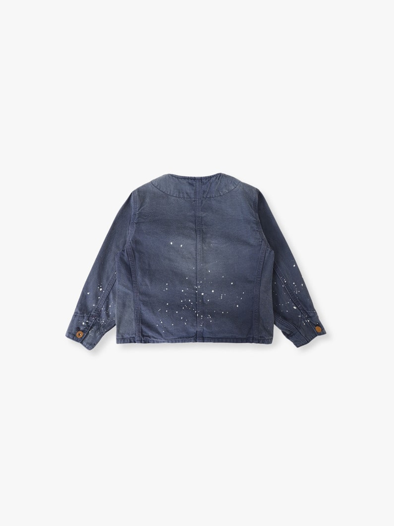ネップ バック ツイル カバーオール（105-125cm） 詳細画像 navy 1