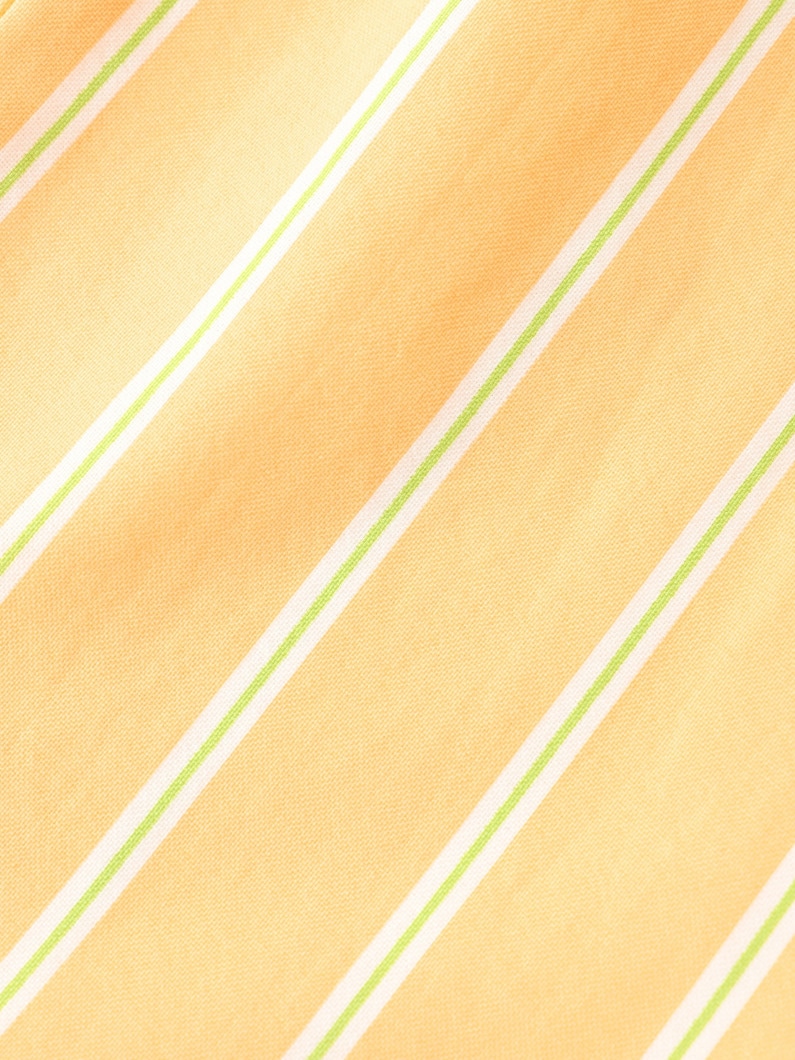 ストライプ ギャザー パンツ（オレンジ/グレー/100-140cm） 詳細画像 orange 4