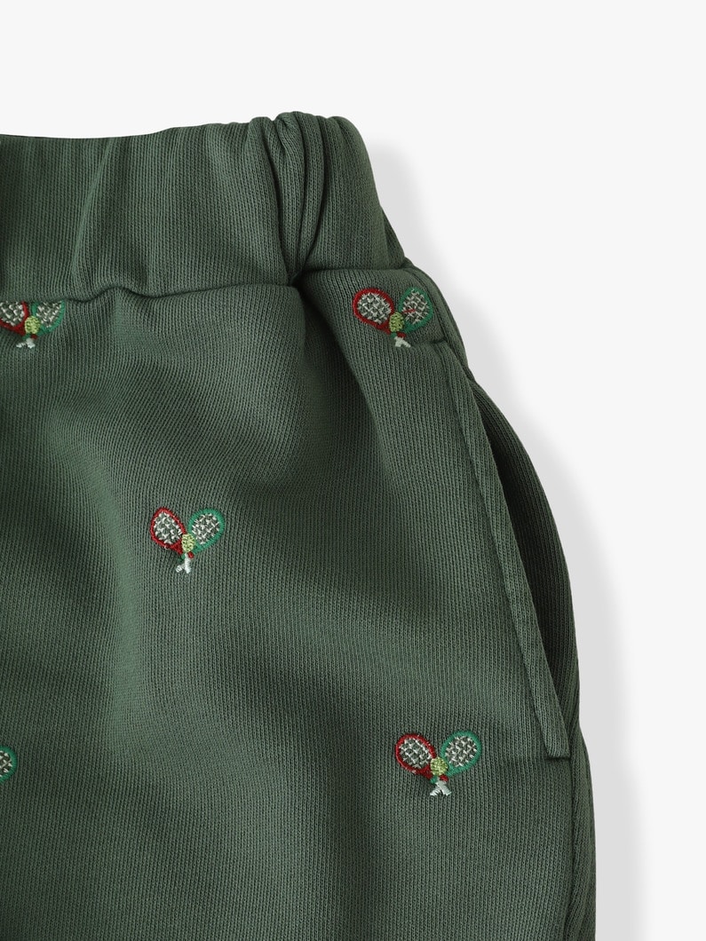 テニス テリー ループ ビンテージ ダイ パンツ（100-135cm） 詳細画像 green 2