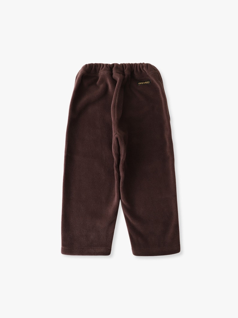 フリース ルーズ テーパード パンツ（ブラウン/ネイビー/サンド/100-150cm） 詳細画像 brown 1
