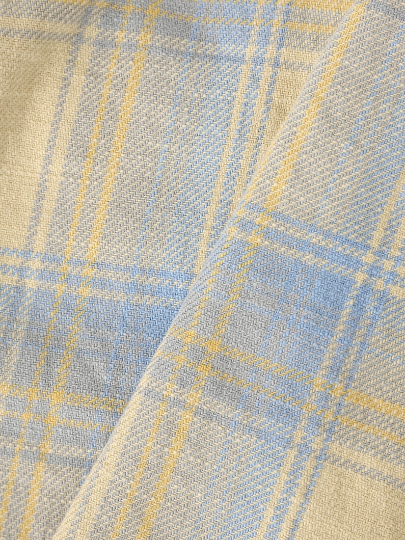 フランネル リメイク ワーク シャツ（105-125cm） 詳細画像 yellow 4
