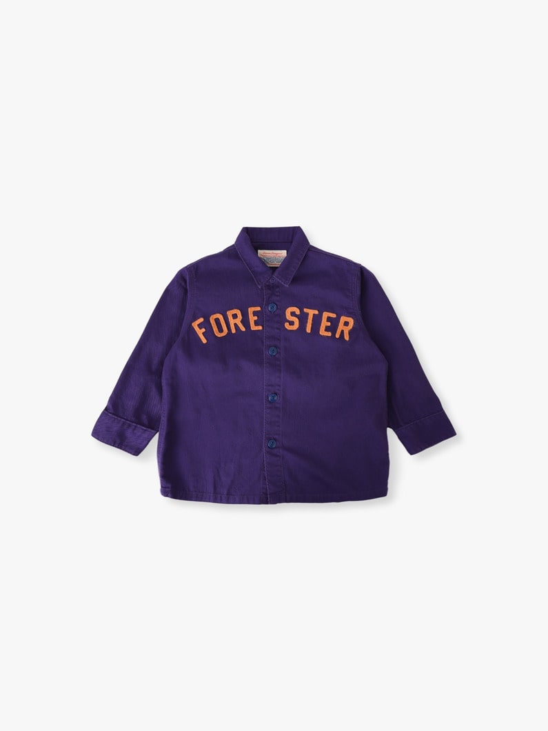 ツイル フォレスター シャツ（105-125cm） 詳細画像 purple 1
