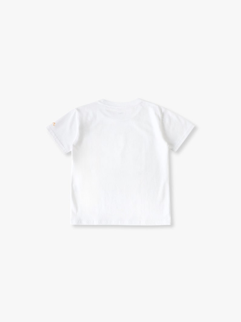 ラブ グラフィック ティー（ライトブルー/ホワイト/100-140cm） 詳細画像 white 1