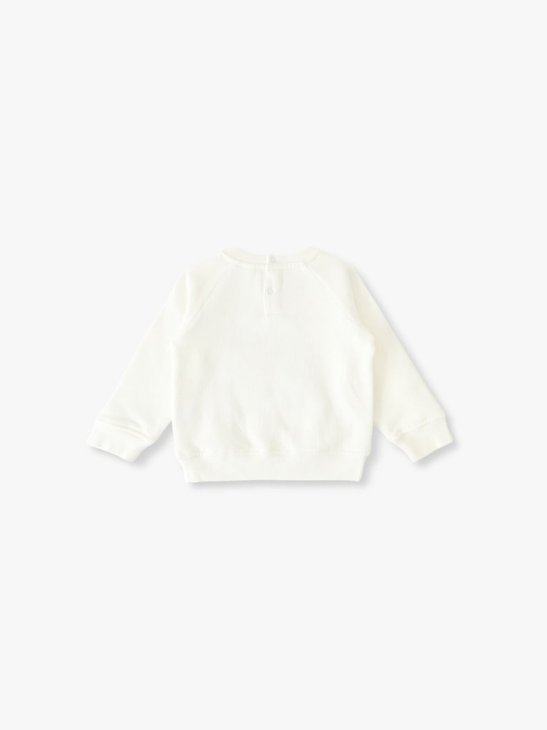レインボー スウェット プルオーバー（12-24M） 詳細画像 ivory 1