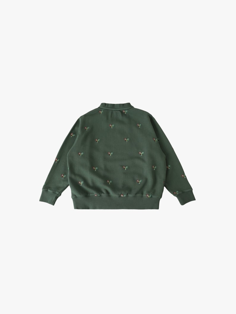 テニス テリー ループ ビンテージ ダイ プルオーバー（85-135cm） 詳細画像 green 1