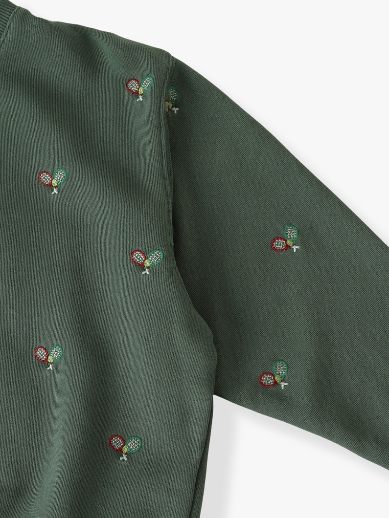 テニス テリー ループ ビンテージ ダイ プルオーバー（85-135cm） 詳細画像 green 2