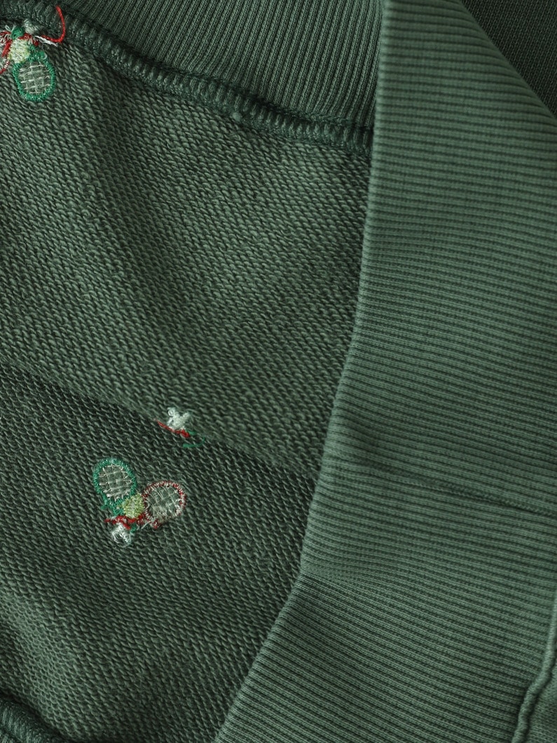 テニス テリー ループ ビンテージ ダイ プルオーバー（85-135cm） 詳細画像 green 3