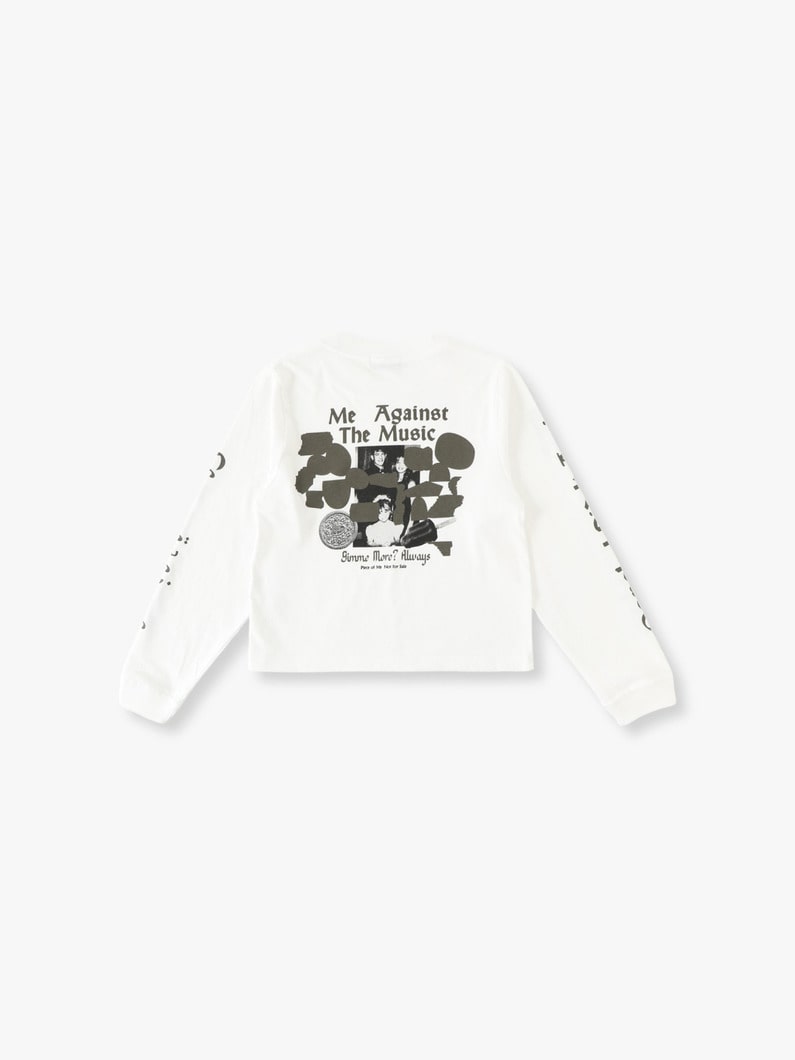 ミューズ &times;&times;&times; ロング スリーブ ティー（90-130cm） 詳細画像 white 1