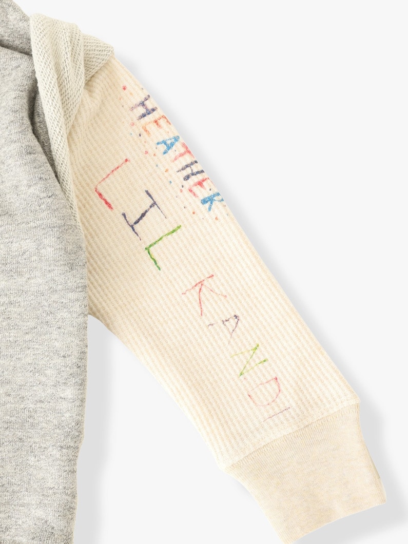 ウィン レイヤード スエット プルオーバー（105-125cm） 詳細画像 gray 3