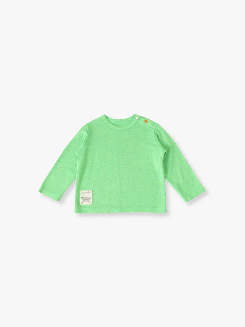 ロング スリーブ ティー（オフホワイト/オレンジ/ライトグリーン/グリーン/70-90cm） 詳細画像 light green 2
