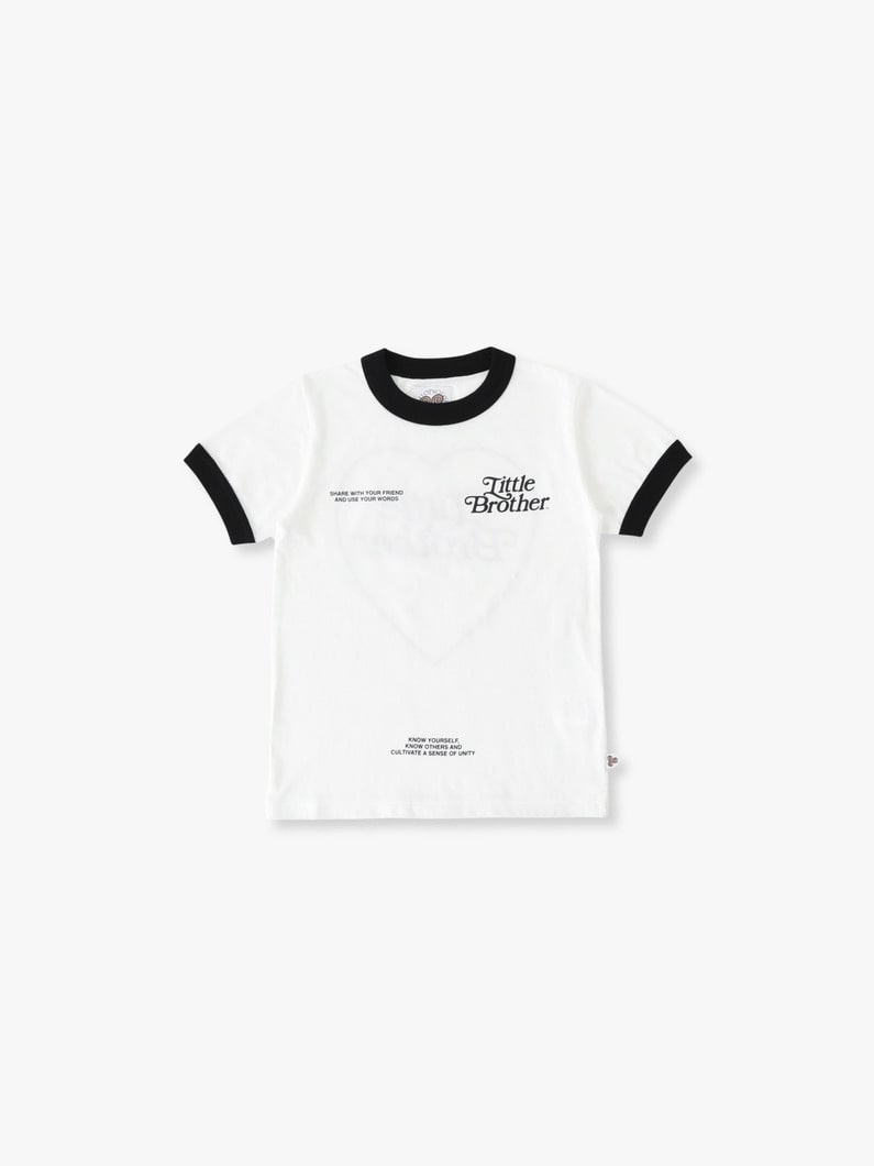 ニュー エイジ トリム ティー（ホワイト/グレー/110-150cm） 詳細画像 white 1