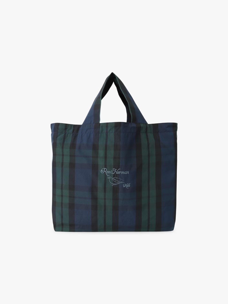 チェック レッスン バッグ セット（バーガンディー/ネイビー） 詳細画像 navy 3