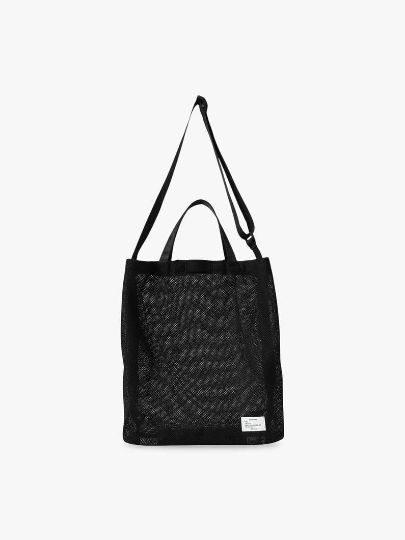 MIS メッシュ 2WAYショルダーバッグ（ブラック） 詳細画像 black 2
