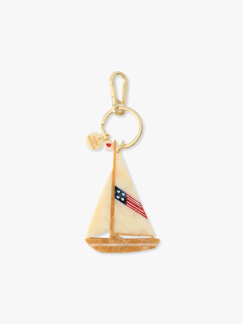 アメリカーナセイルボート バッグチャーム 詳細画像 cream 1