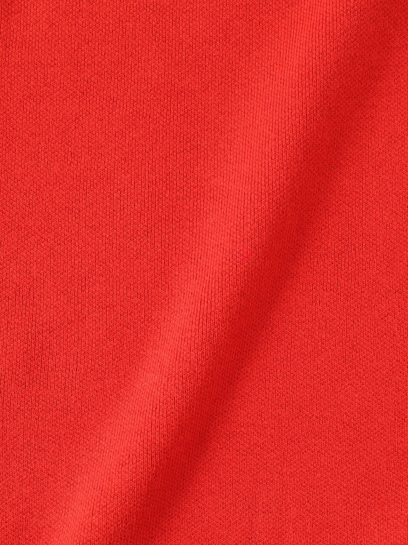 コットン シルク ダブルフェイス ロング カーディガン 詳細画像 red 3
