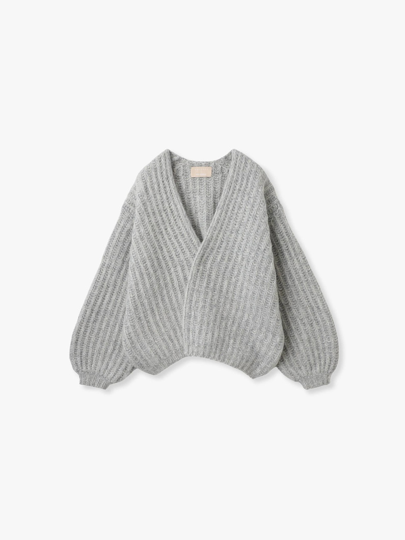 ミックス モヘア カーディガン（グレー） 詳細画像 gray 6