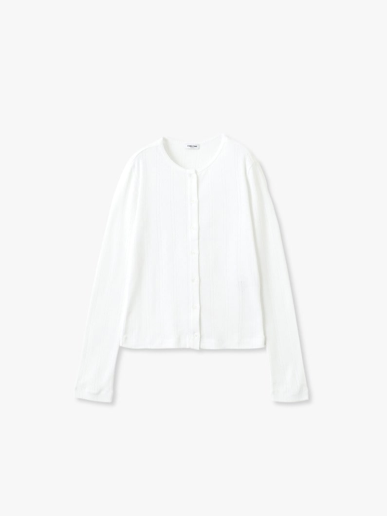 ポインテール カーディガン 詳細画像 white 3