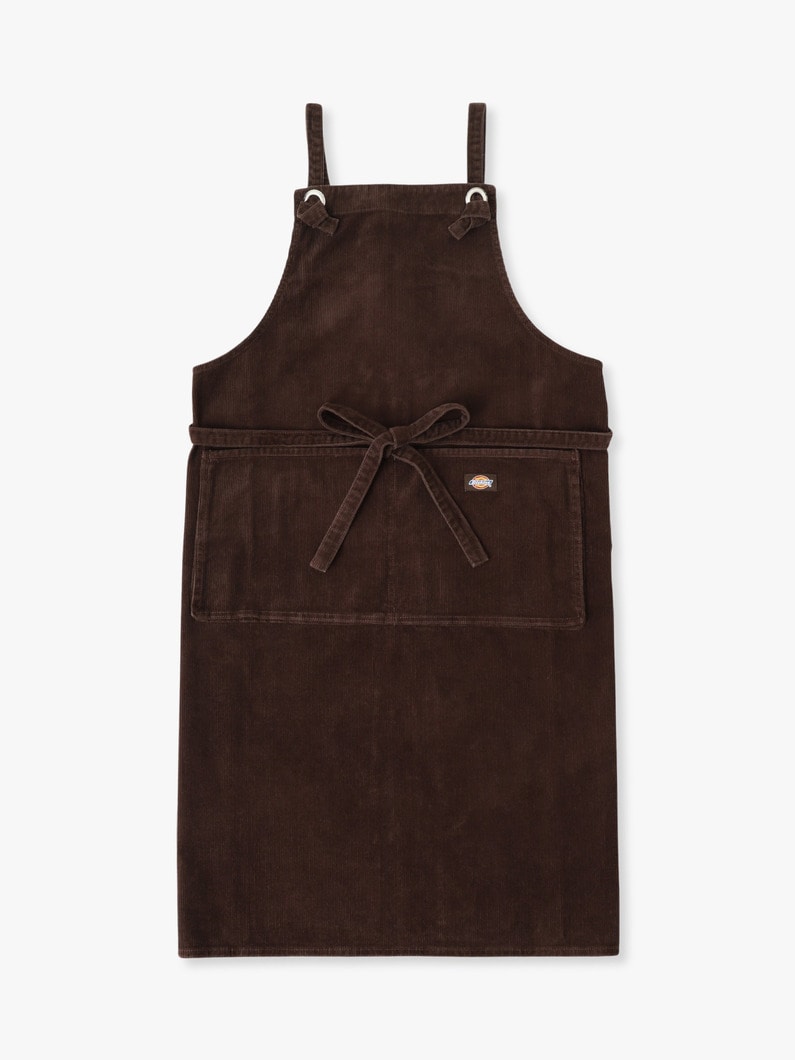 コーデュロイ ワーク エプロン 詳細画像 brown 1