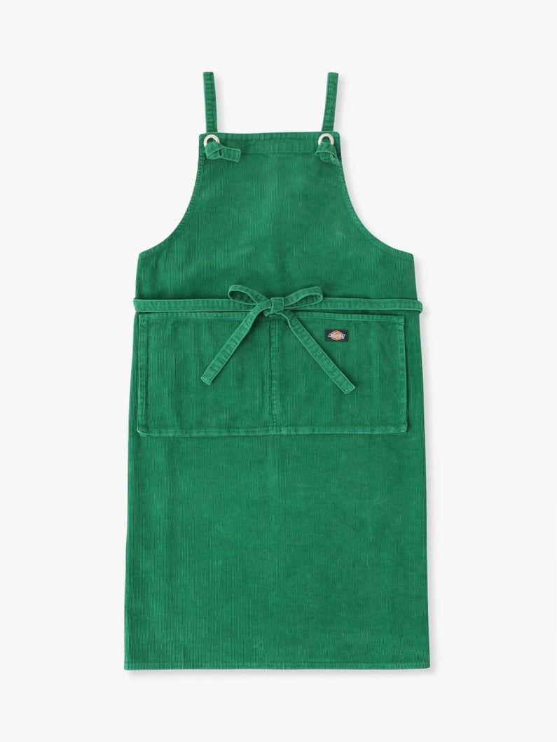 コーデュロイ ワーク エプロン 詳細画像 green
