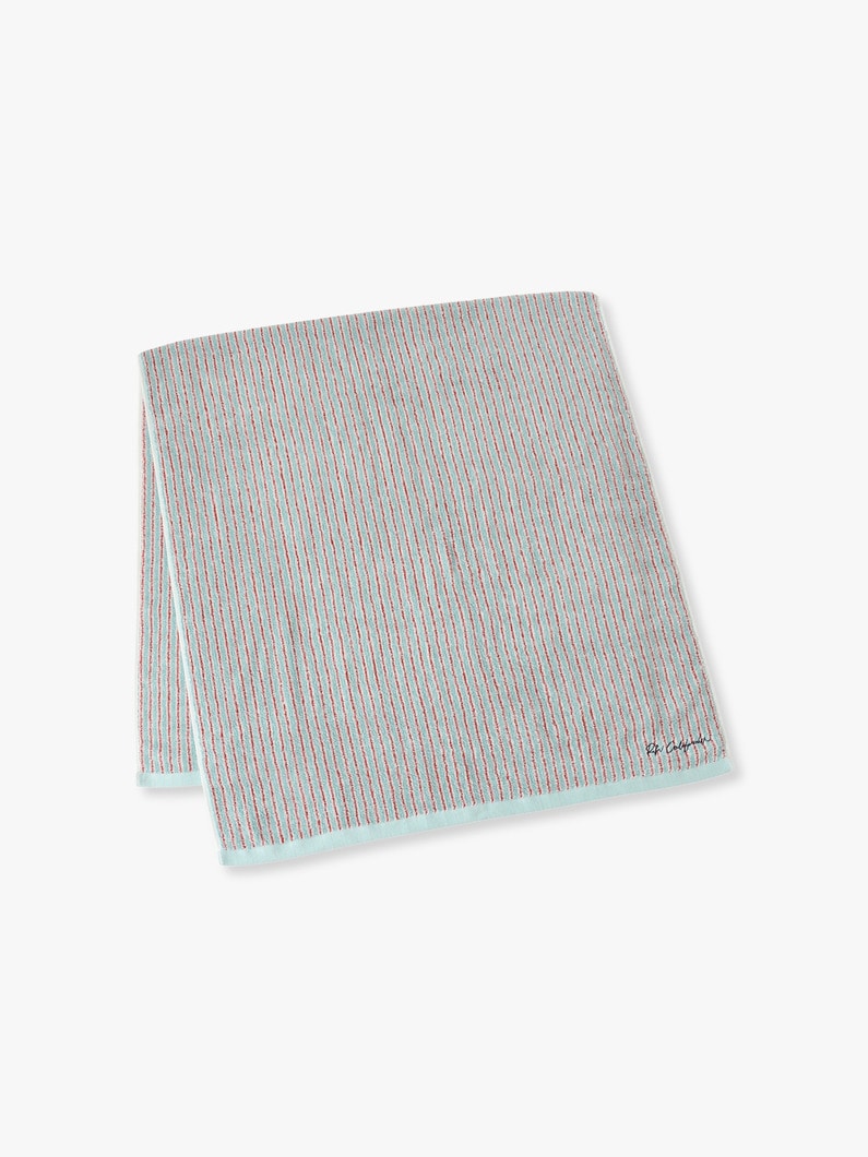 RH カリフォルニア マルチストライプ バスタオル 詳細画像 turquoise