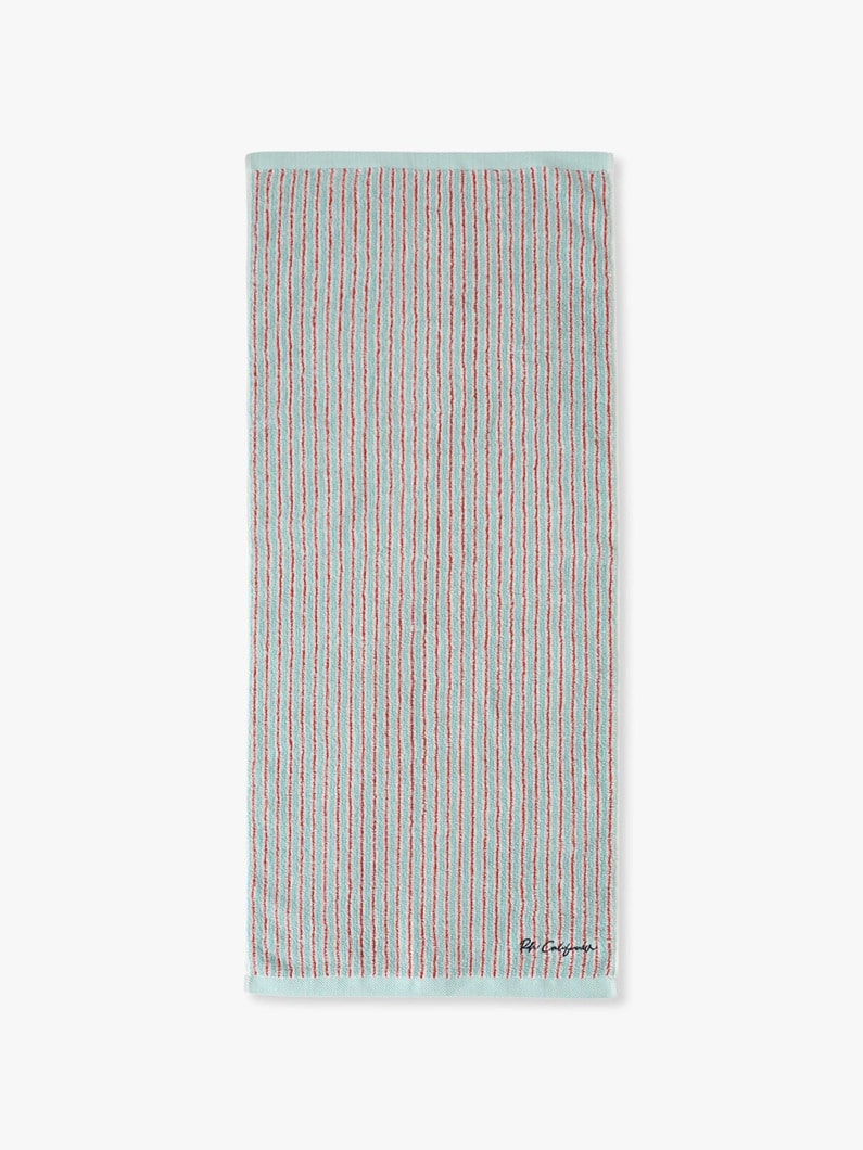 RH カリフォルニア マルチストライプ フェイスタオル 詳細画像 turquoise 1