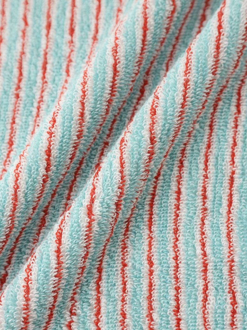 RH カリフォルニア マルチストライプ フェイスタオル 詳細画像 turquoise 3