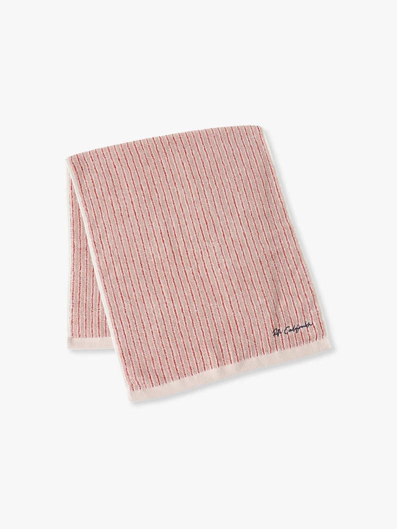 RH カリフォルニア マルチストライプ フェイスタオル 詳細画像 pink