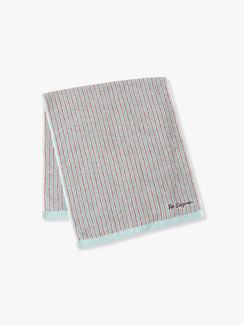 RH カリフォルニア マルチストライプ フェイスタオル 詳細画像 turquoise 1