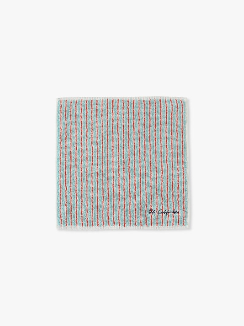 RH カリフォルニア マルチストライプ タオルハンカチ 詳細画像 turquoise