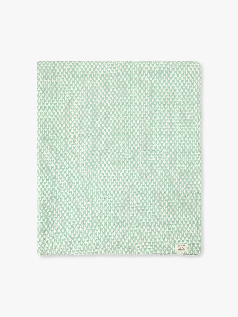 シェルプリント リバーシブル キルト ブランケット 詳細画像 green 2