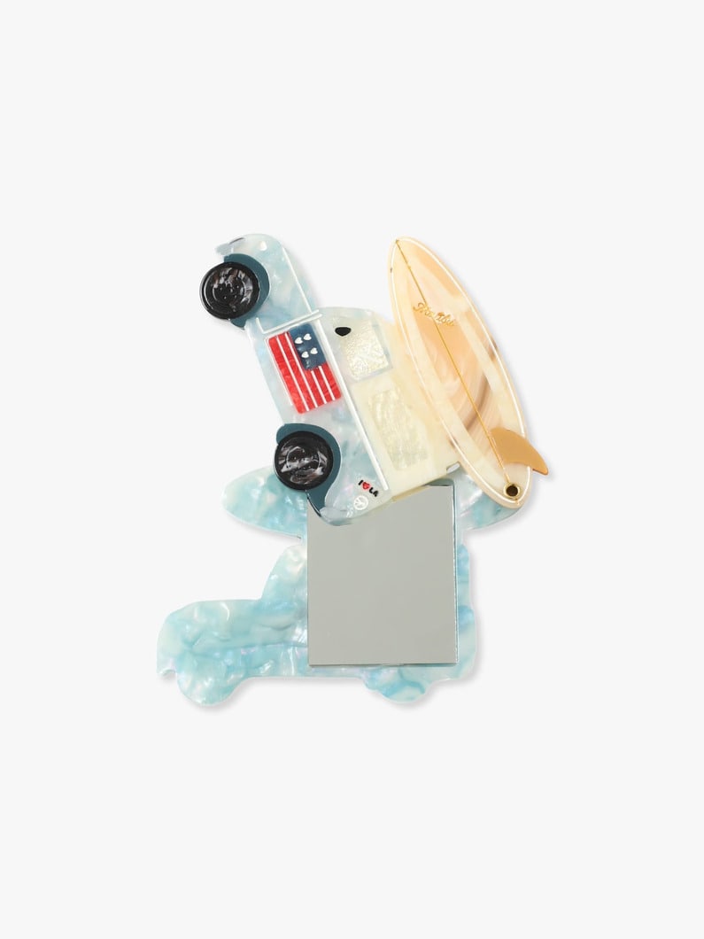 アメリカーナサーフカー コンパクトミラー 詳細画像 white 2