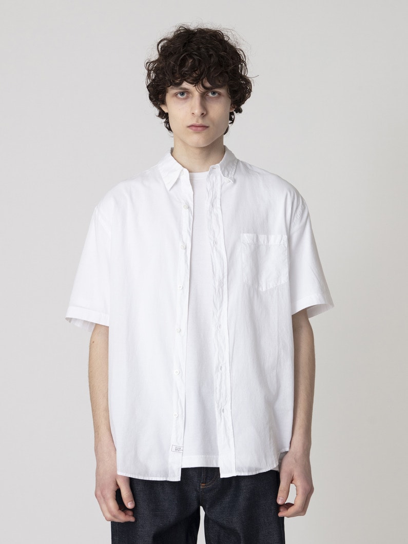 コリン オーガニックボイル ショートスリーブシャツ 詳細画像 white 1