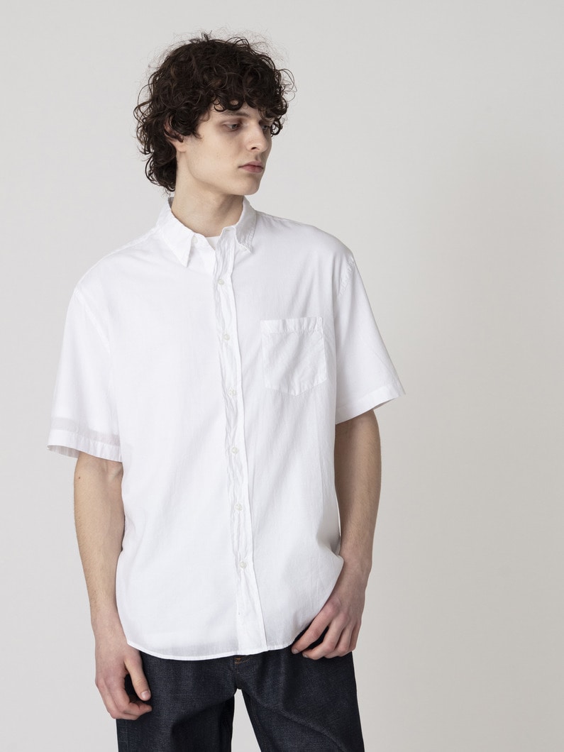 コリン オーガニックボイル ショートスリーブシャツ 詳細画像 white 2