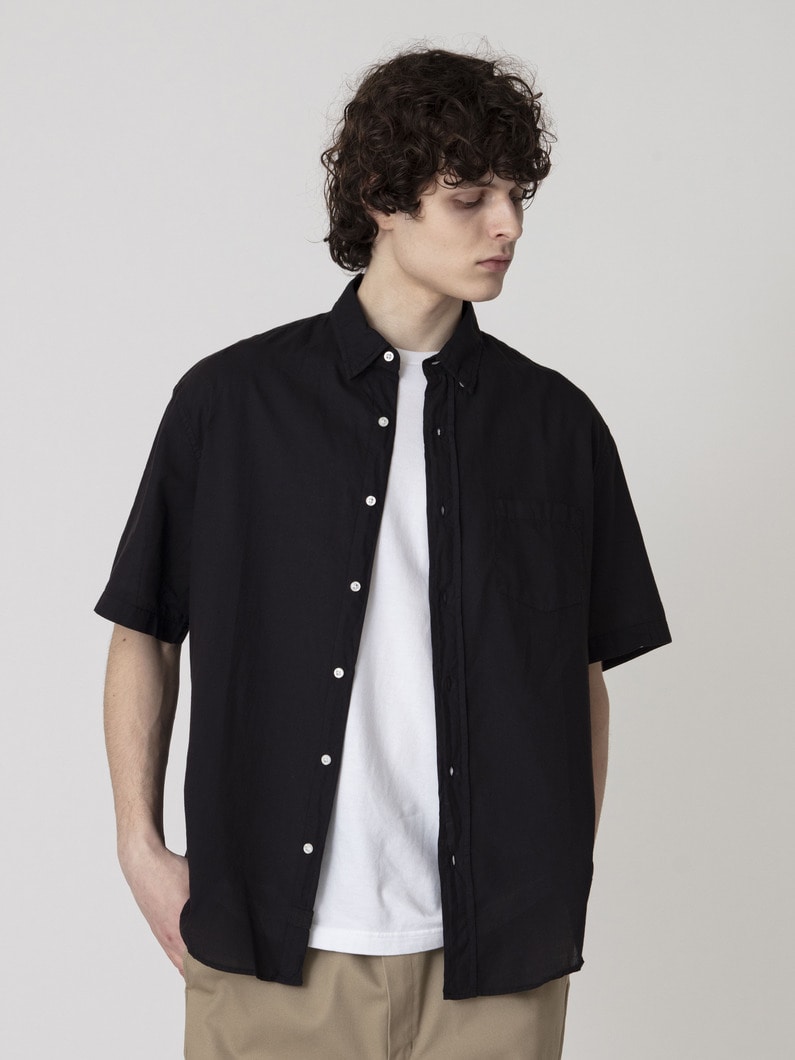 コリン オーガニックボイル ショートスリーブシャツ 詳細画像 black 2
