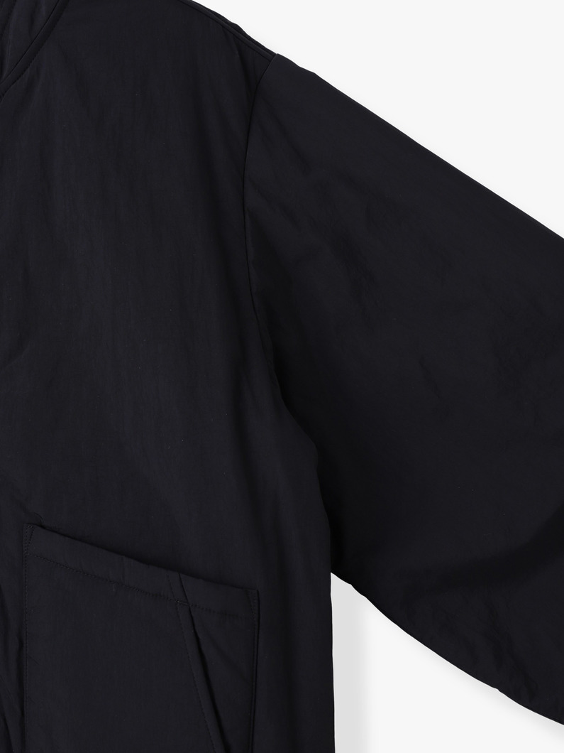 ジップアップ ブルゾン（ブラック/ベージュ） 詳細画像 beige 2