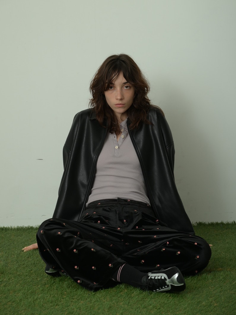 フェイクレザー ジャケット 詳細画像 black 4