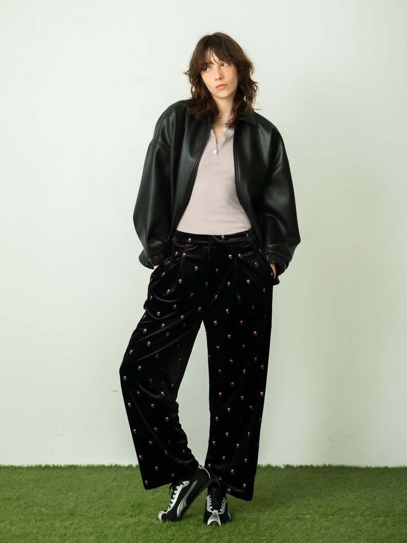 フェイクレザー ジャケット 詳細画像 black 5