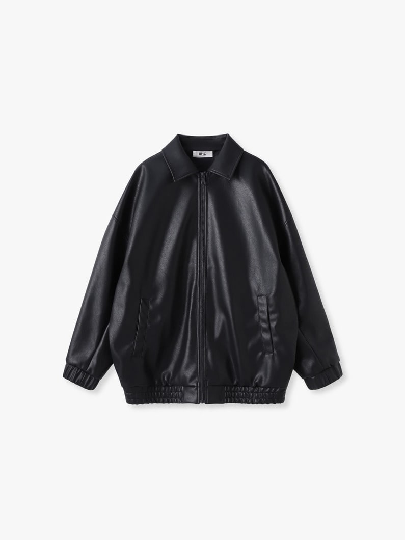 フェイクレザー ジャケット 詳細画像 black 6