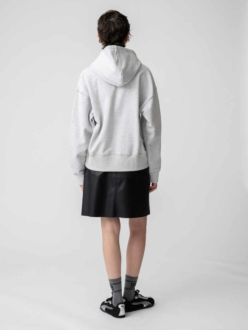 フェイクレザー ミニスカート 詳細画像 black 3