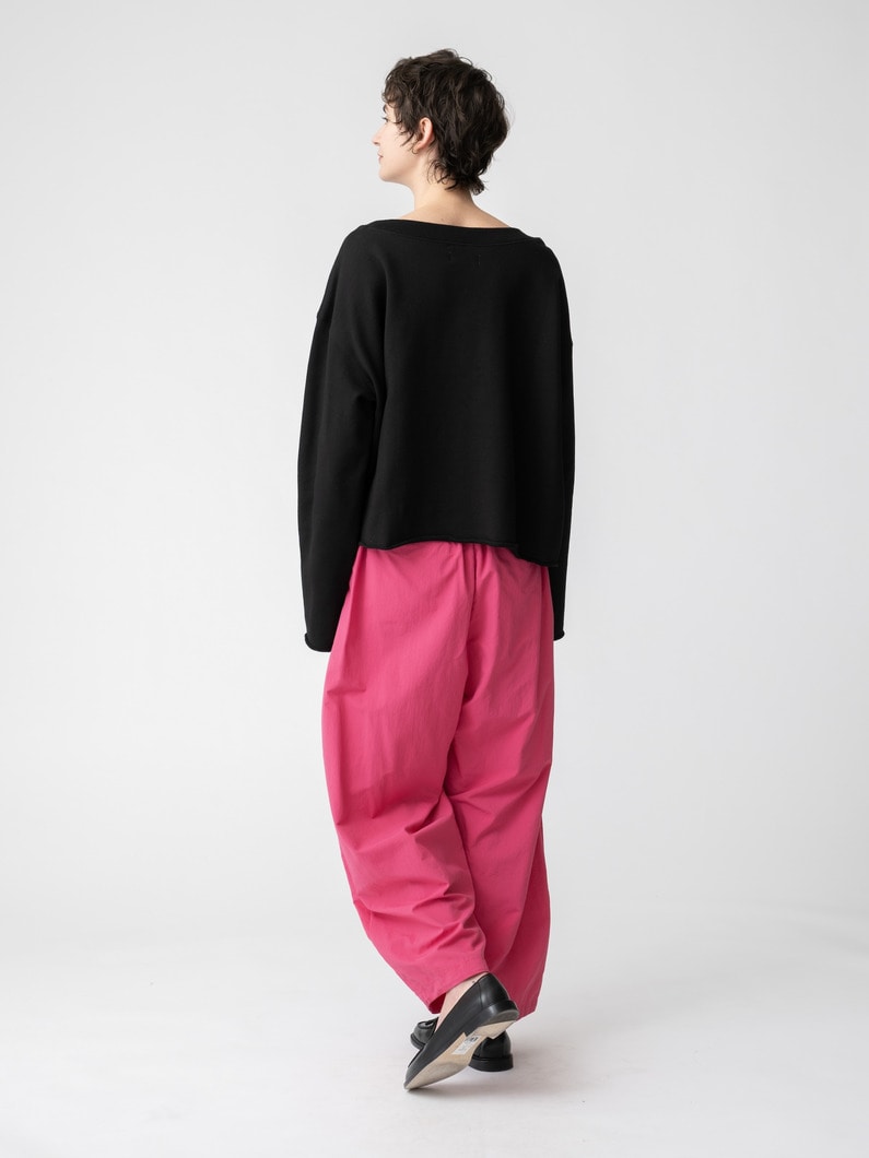 ドローストリング ナイロン イージーパンツ 詳細画像 pink 3