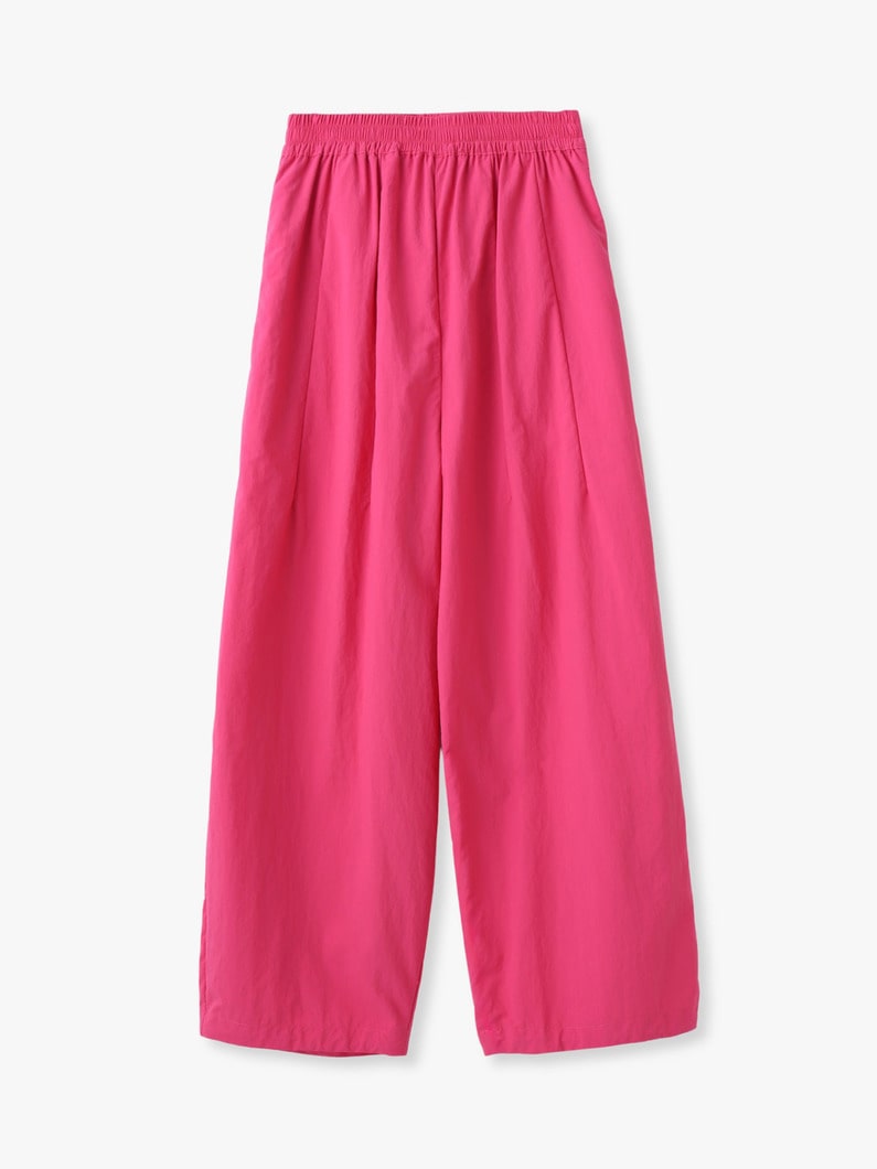 ドローストリング ナイロン イージーパンツ 詳細画像 pink 4