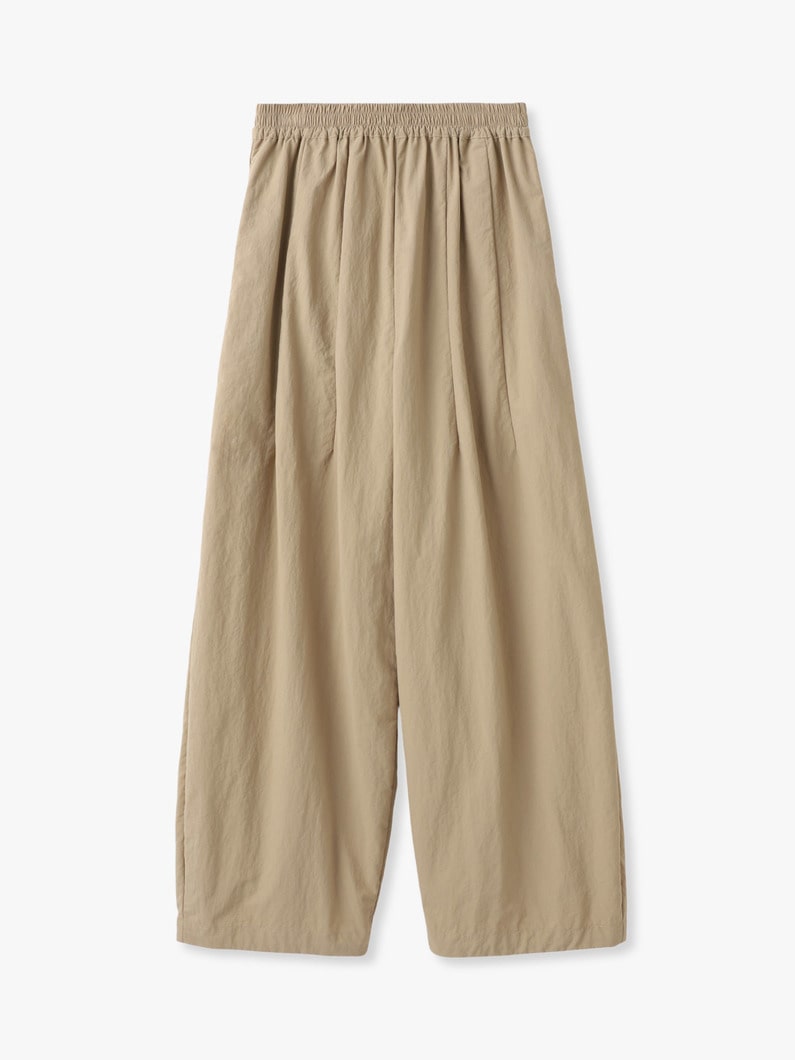 ドローストリング ナイロン イージーパンツ 詳細画像 beige 2