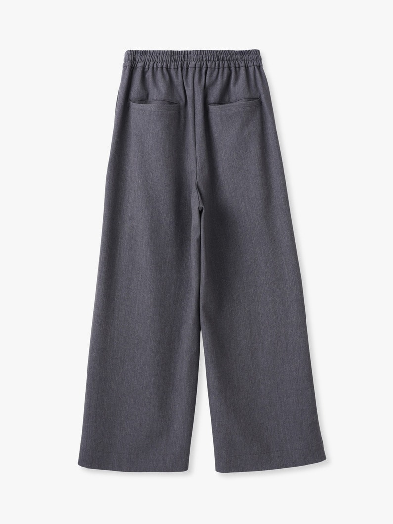 ワイド イージーパンツ（ライトブルー/グレー） 詳細画像 gray 1